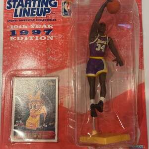 Buy 1997 Kenner Starting Lineup SLU Shaquille O'neal Los Angeles Lakers online